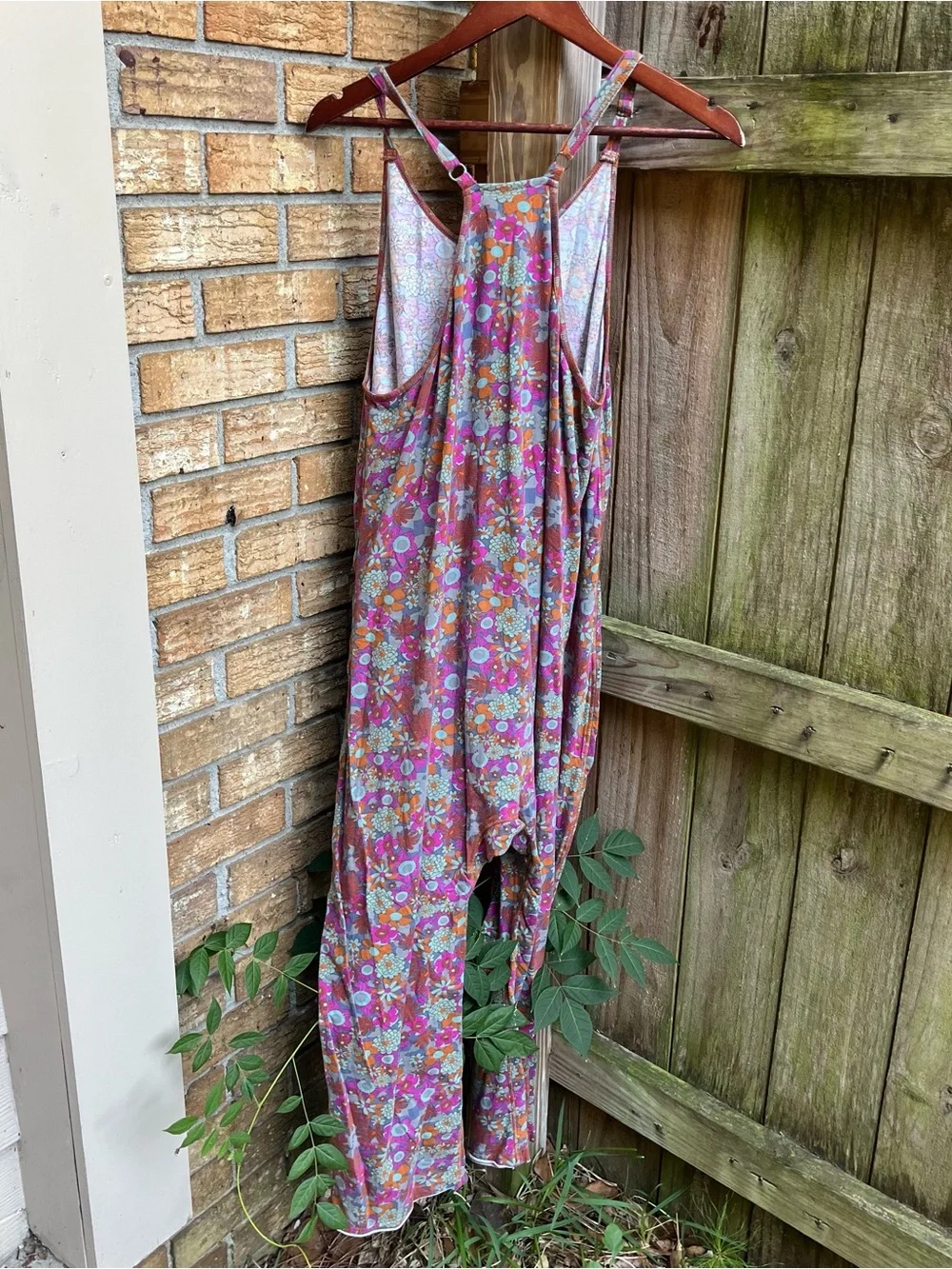 NATURAL LIFE Floral Jumpsuit in Pink, Purple & Teal - Picture 3 of 3